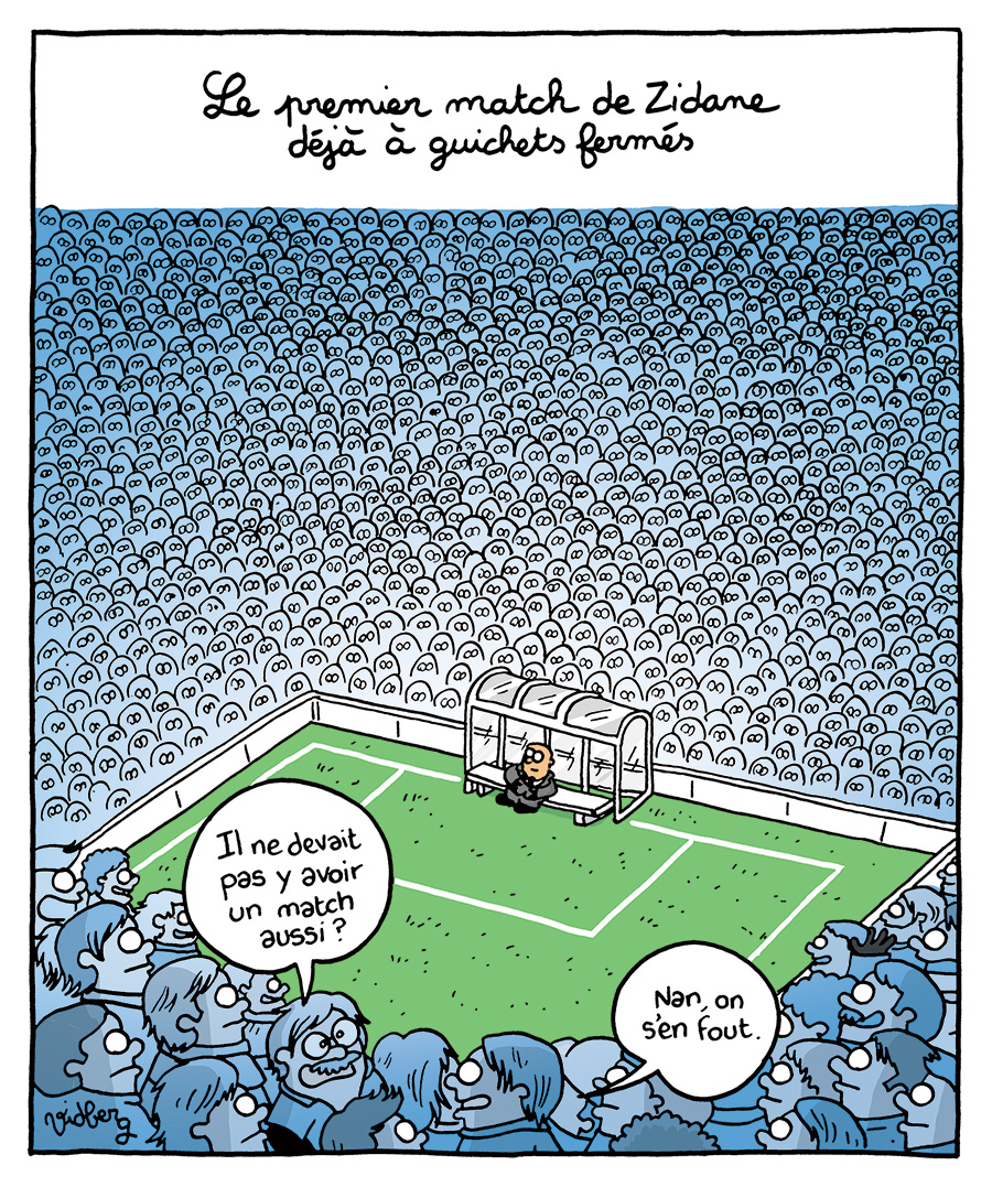 Le premier match de Zidane déjà à guichets fermés